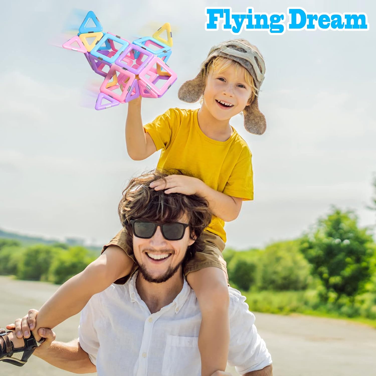 Magnetische Tegels - Eindeloze Bouwavonturen Creëren-Toys-De Bazelaar