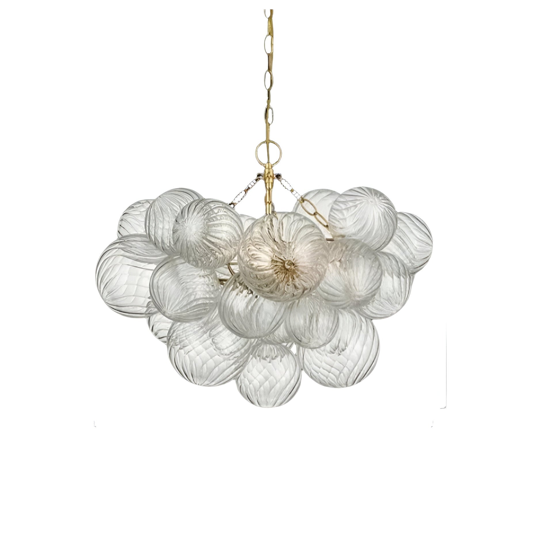 Cluster Ribbed Bubble Kroonluchter - Luxe en Stijlvol Design-light decor-De Bazelaar