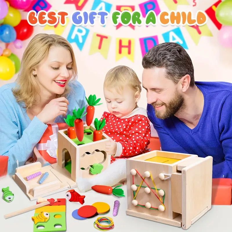Creatieve 8-in-1 Montessori Speelset - Avontuurlijke Baby's - Leerzaam & Speels-Toys-De Bazelaar