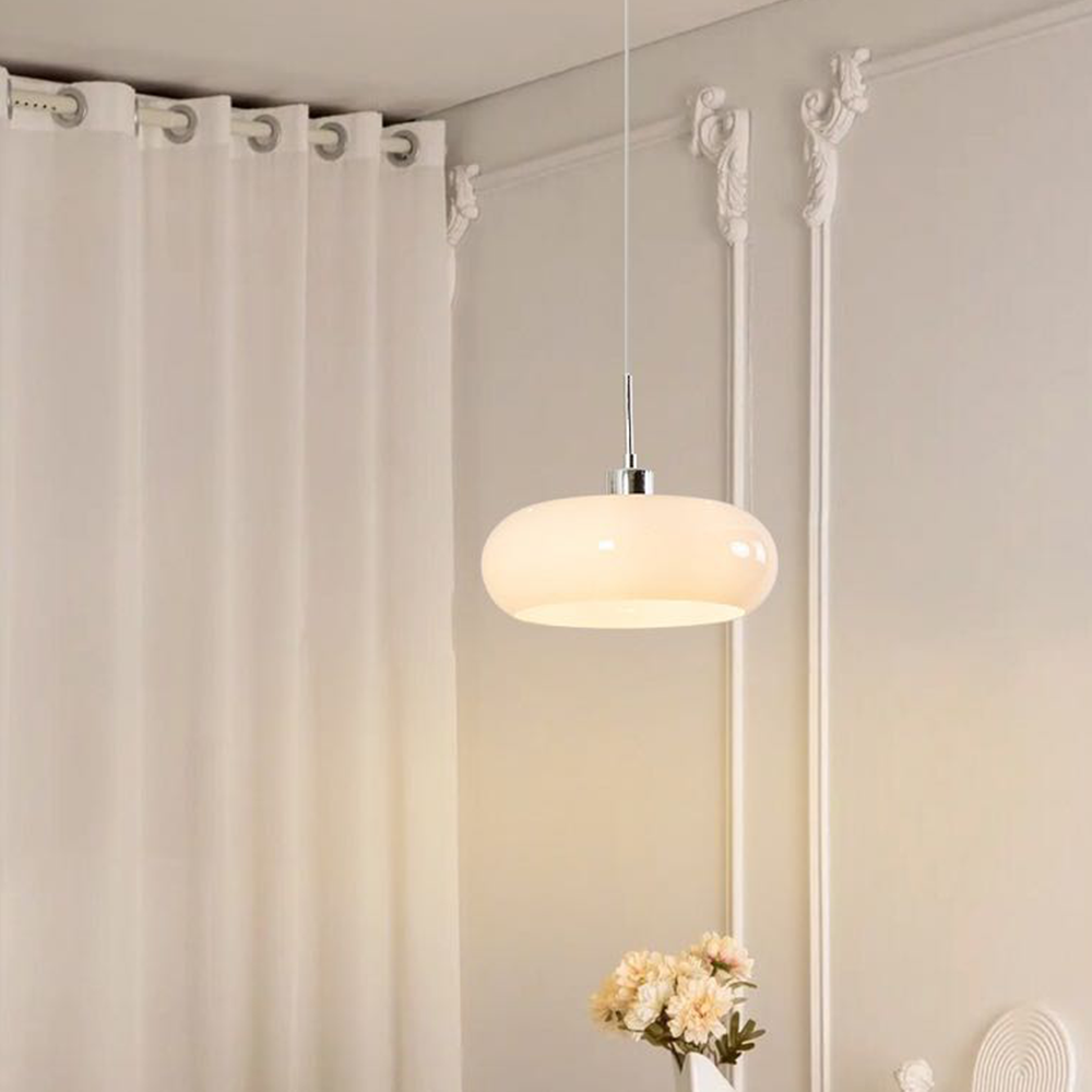 Stijlvolle Glazen Hanglamp met Uniek Ontwerp-light decor-De Bazelaar
