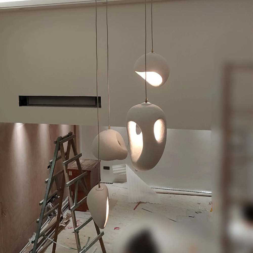 Hanglamp met Organische Stijl en Warm Licht-light decor-De Bazelaar