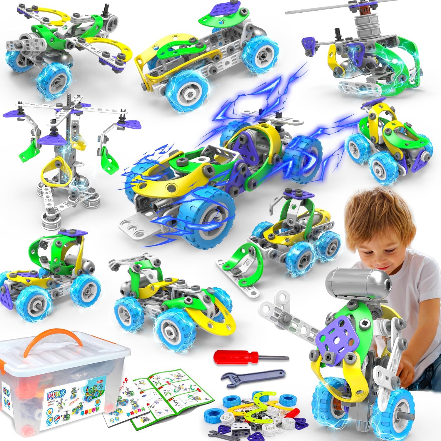 Bouwset voor Kinderen - Creatief Spelen - Ontwikkel Bouwvaardigheden-Educational Toys-De Bazelaar