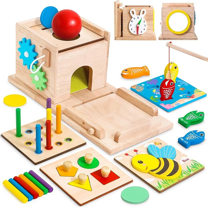 Educatieve Babyspeelgoed Set - Stimuleer Groei en Ontwikkeling-Educational Toys-De Bazelaar