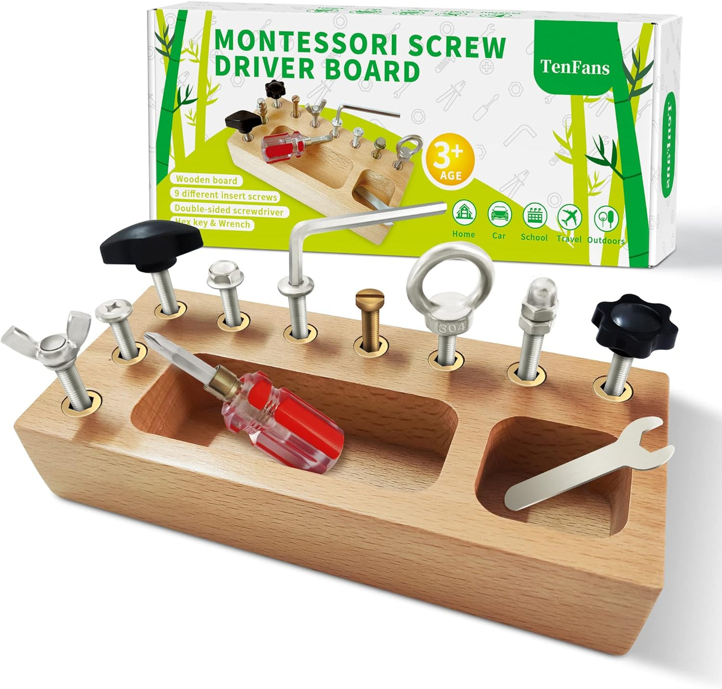 Educatief Montessori Busy Board - Creatieve Ontwikkeling voor Kinderen-Toys-De Bazelaar