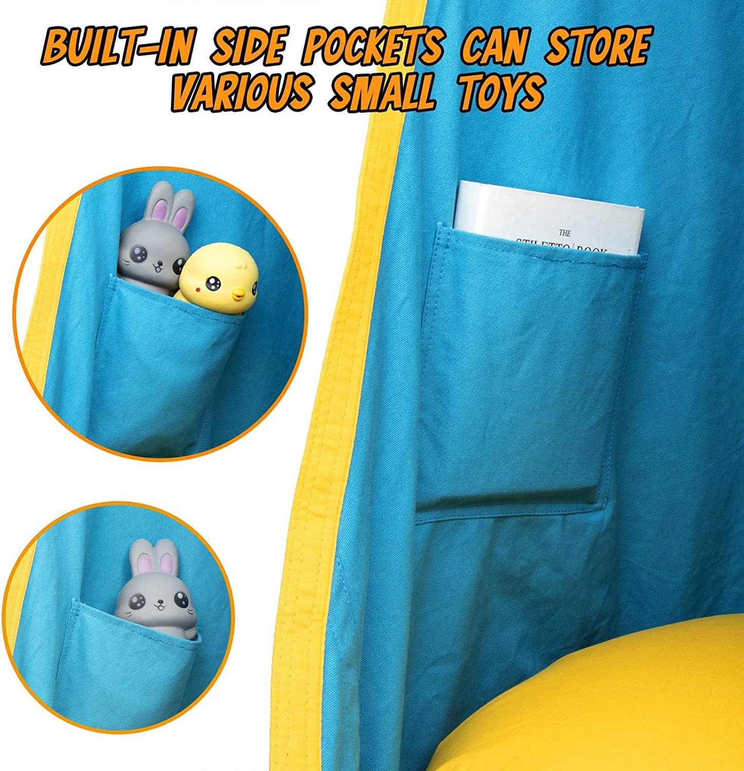 HangingJoy Kinderhangmat - Speelparadijs van Rust - Comfort en Creativiteit-Toys-De Bazelaar