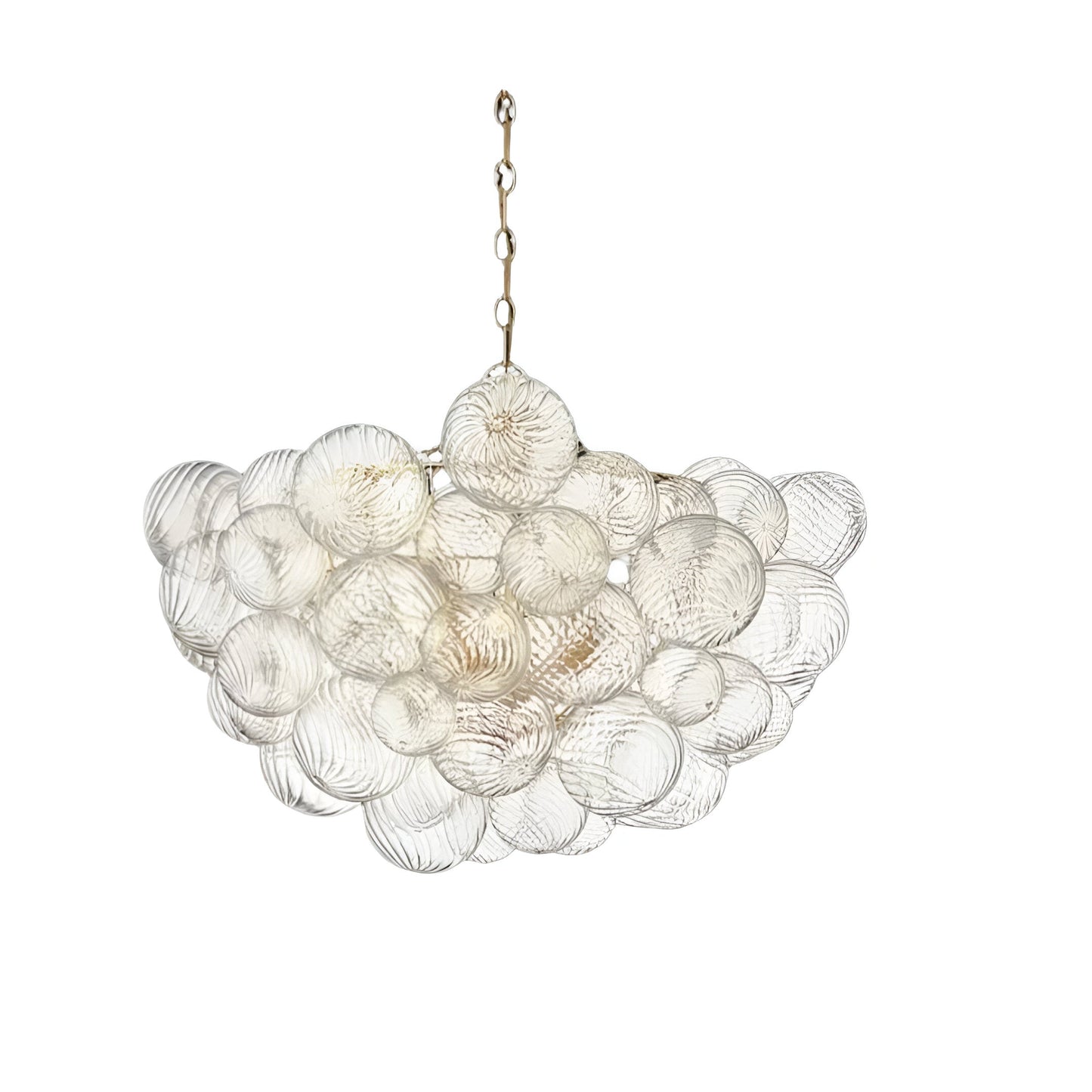 Cluster Ribbed Bubble Kroonluchter - Luxe en Stijlvol Design-light decor-De Bazelaar