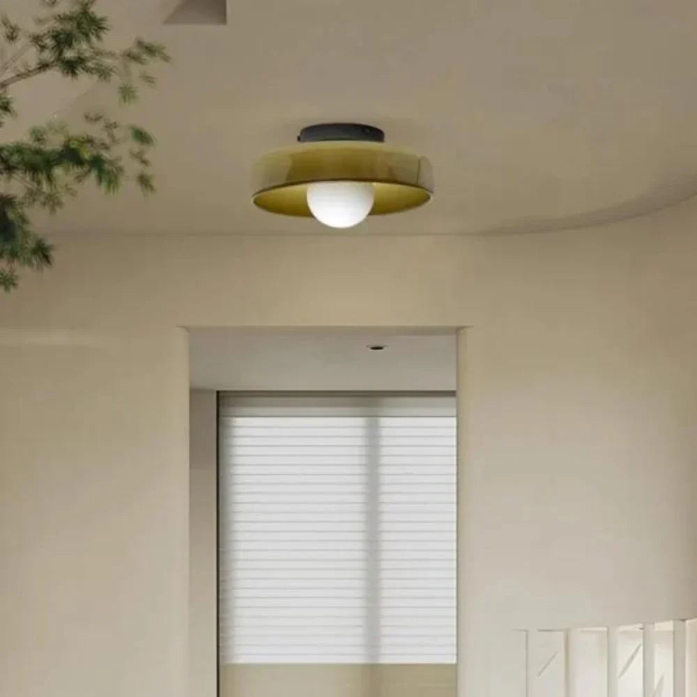 Olive Disc Wandlamp – Modern en Elegant Design-light decor-De Bazelaar