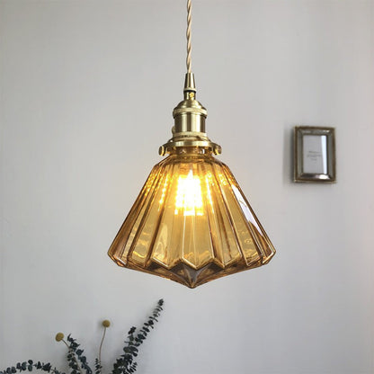Moderne glazen diamant hanglamp-light decor-De Bazelaar