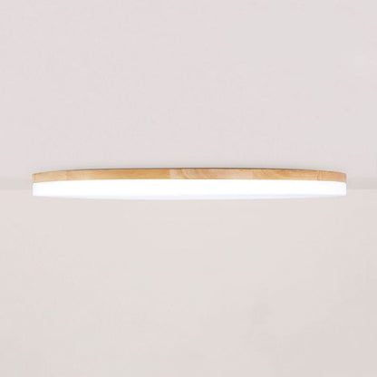 Ozawa LED Plafondlamp Hout Metaal