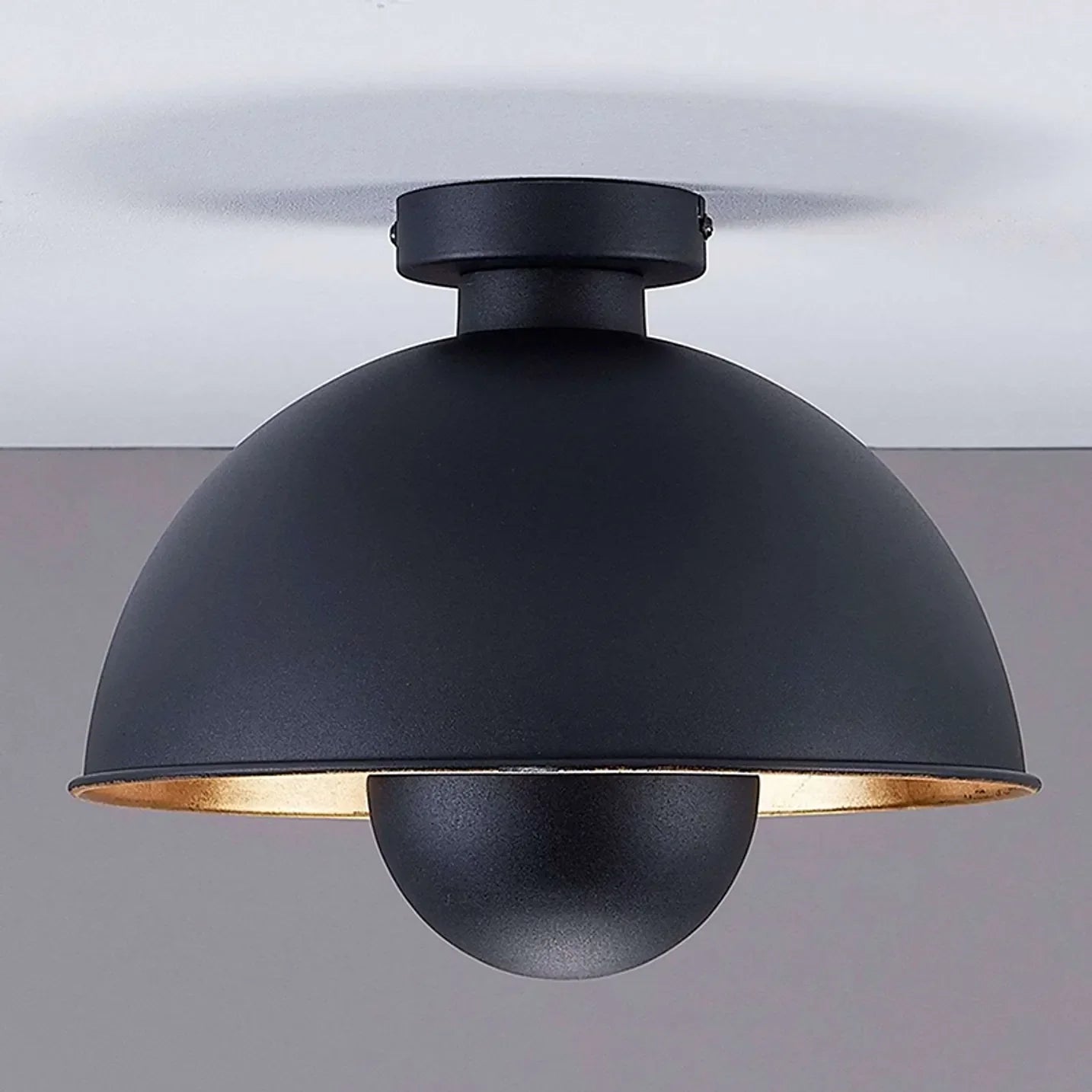 Retro Plafondlamp Goudblad - Elegant en Duurzaam-light decor-De Bazelaar