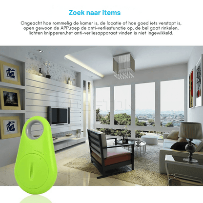 Smart Tag Bluetooth Tracker - Sleutel en Tasvinder + Alarm