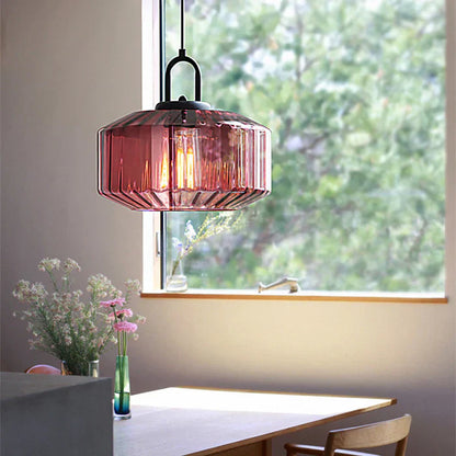Retro Glazen Hanglamp in Nordic Loft-Stijl-light decor-De Bazelaar