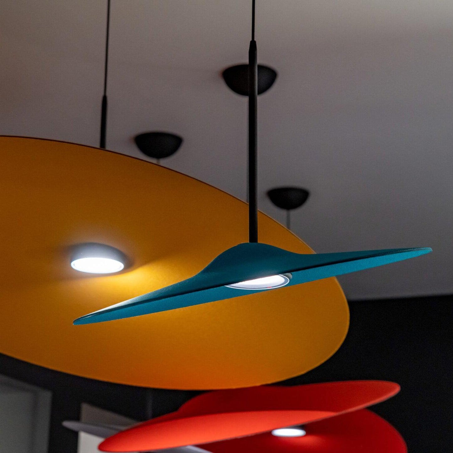 Akoestische LED-lamp met Verstelbare Hoogte-light decor-De Bazelaar