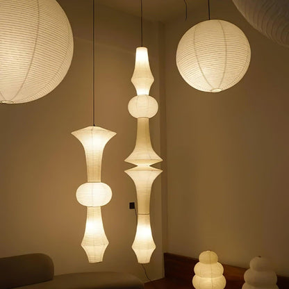 Akari Hanglamp – Handgemaakt Japans Design met Washi Papier-Lamps-De Bazelaar