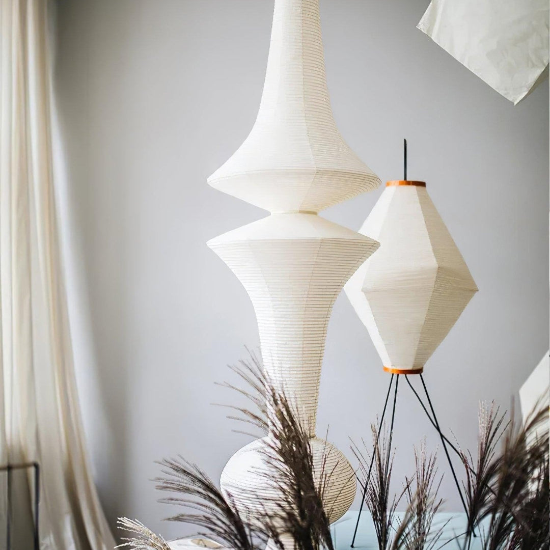 Akari Hanglamp – Handgemaakt Japans Design met Washi Papier-Lamps-De Bazelaar
