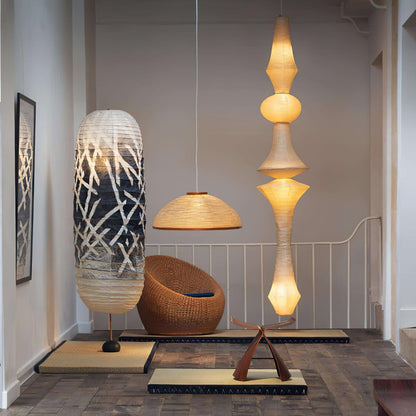 Akari Hanglamp – Handgemaakt Japans Design met Washi Papier-Lamps-De Bazelaar