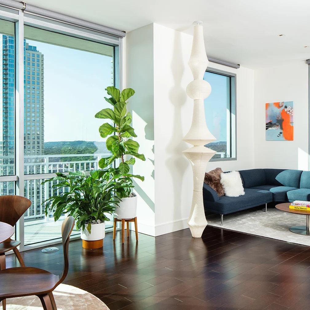 Akari Hanglamp – Handgemaakt Japans Design met Washi Papier-Lamps-De Bazelaar