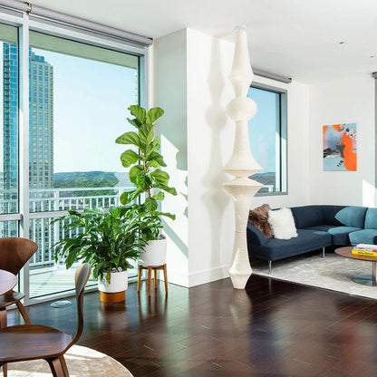 Akari Hanglamp – Handgemaakt Japans Design met Washi Papier-Lamps-De Bazelaar