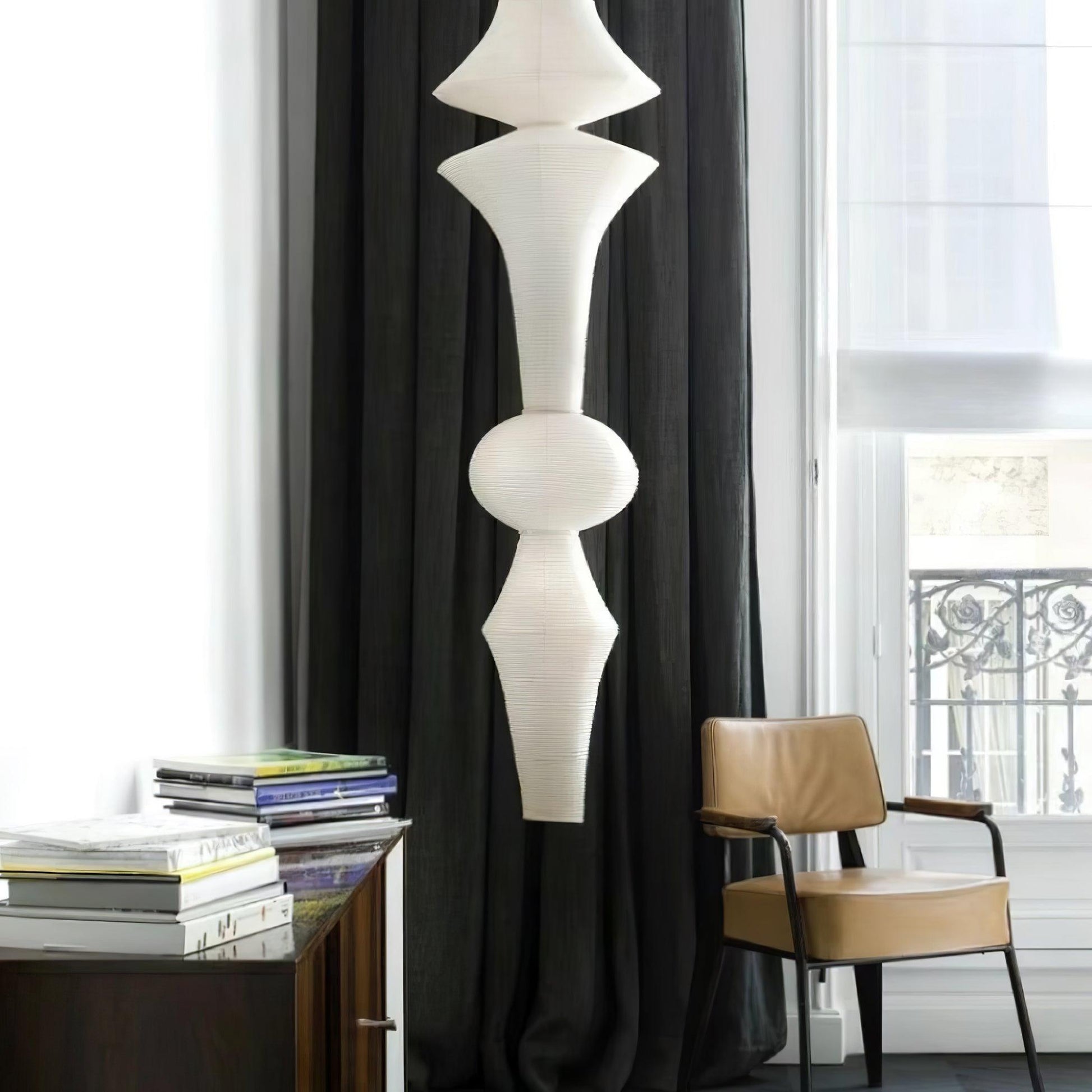 Akari Hanglamp – Handgemaakt Japans Design met Washi Papier-Lamps-De Bazelaar