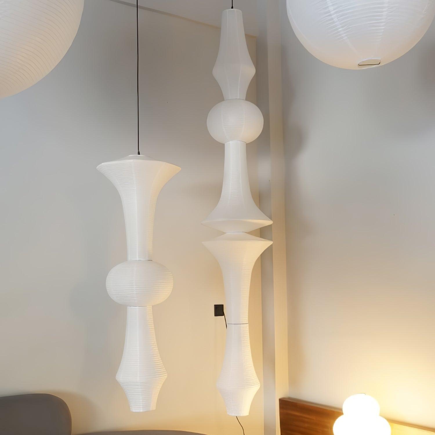Akari Hanglamp – Handgemaakt Japans Design met Washi Papier-Lamps-De Bazelaar