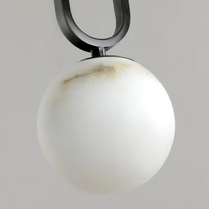 Ovale Alabaster Hanglamp – Elegante Verlichting voor Elke Ruimte