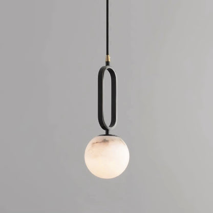 Ovale Alabaster Hanglamp – Elegante Verlichting voor Elke Ruimte