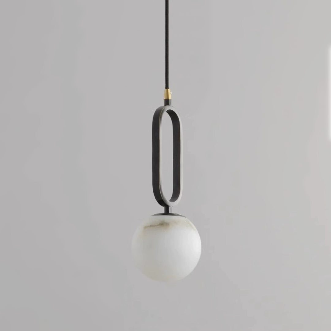 Ovale Alabaster Hanglamp – Elegante Verlichting voor Elke Ruimte