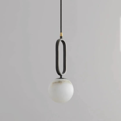 Ovale Alabaster Hanglamp – Elegante Verlichting voor Elke Ruimte