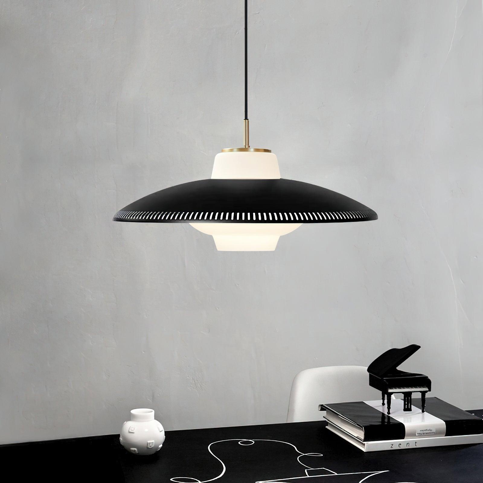 Alien Frisbee Hanglamp - Modern & Sfeervol Design-light decor-De Bazelaar