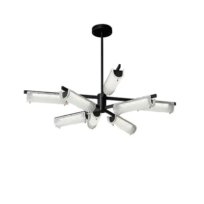 Amoslo Kroonluchter Zwart Messing – Elegant Design-light decor-De Bazelaar