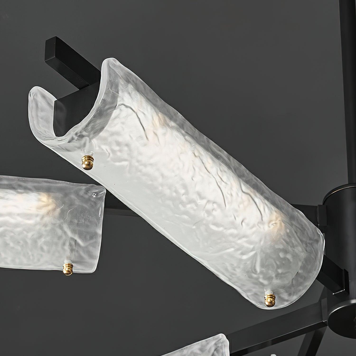 Amoslo Kroonluchter Zwart Messing – Elegant Design-light decor-De Bazelaar