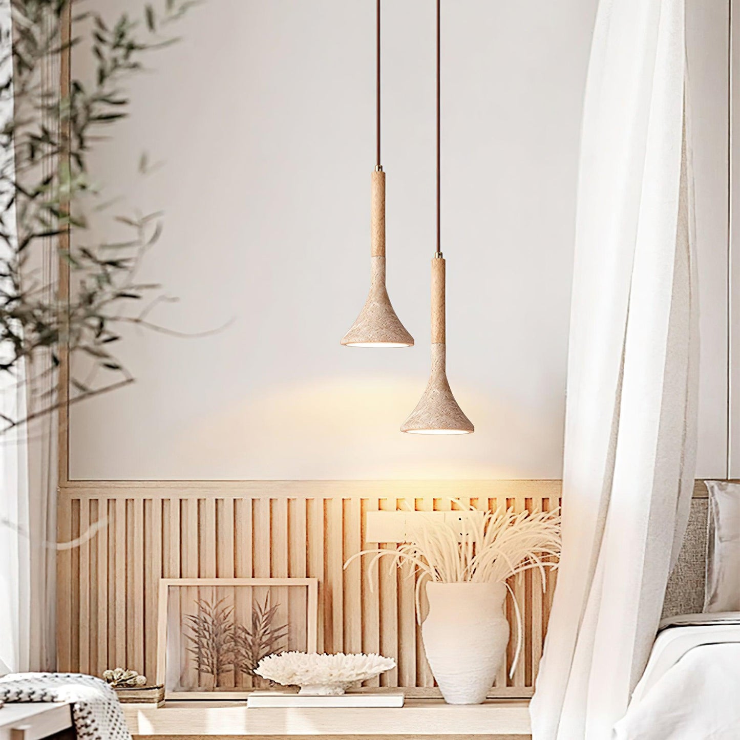 Aplomb Travertin Hanglamp - Elegant en Natuurlijk-light decor-De Bazelaar