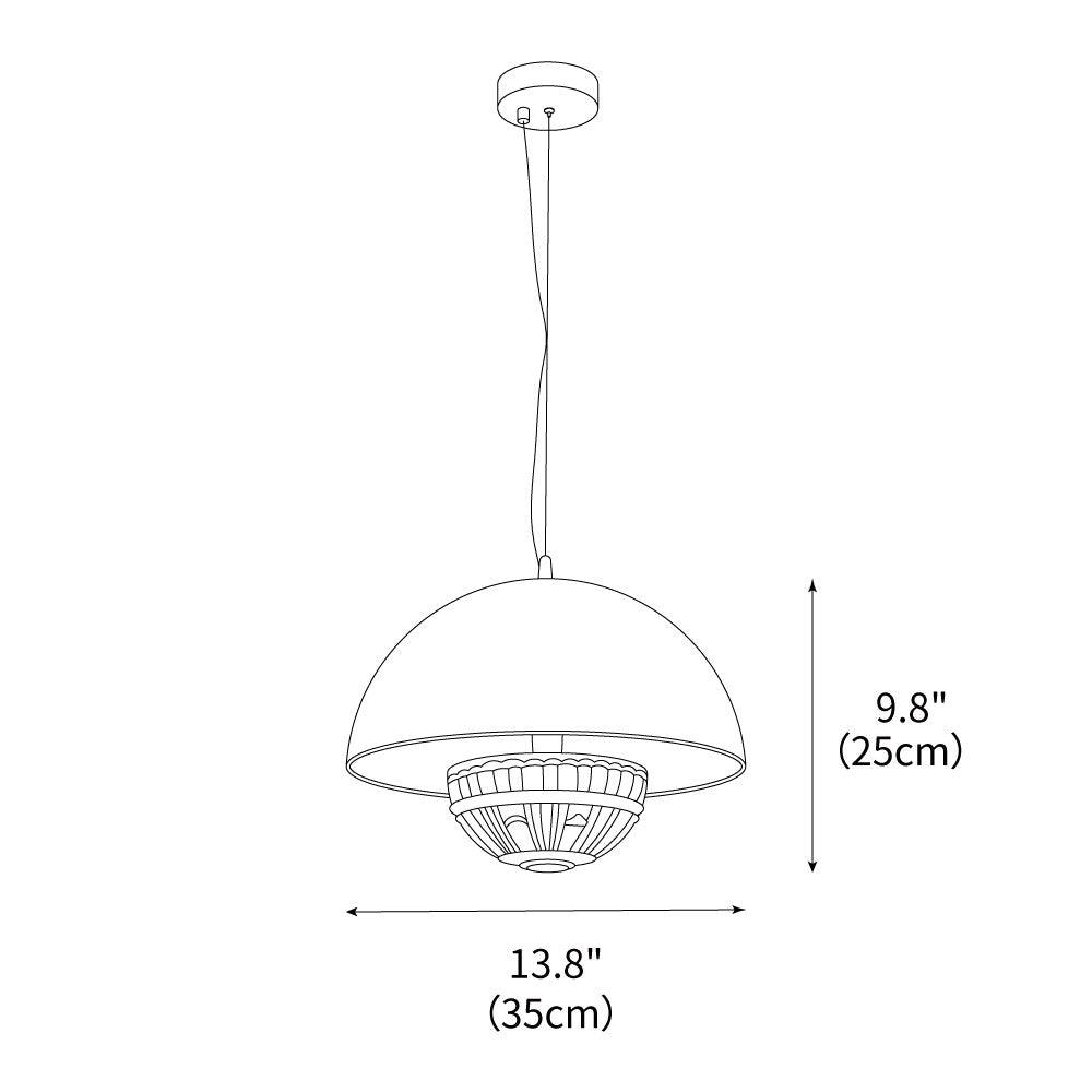 Minimalistische Moderne Hanglamp – Vliegende Schotel Design-light decor-De Bazelaar