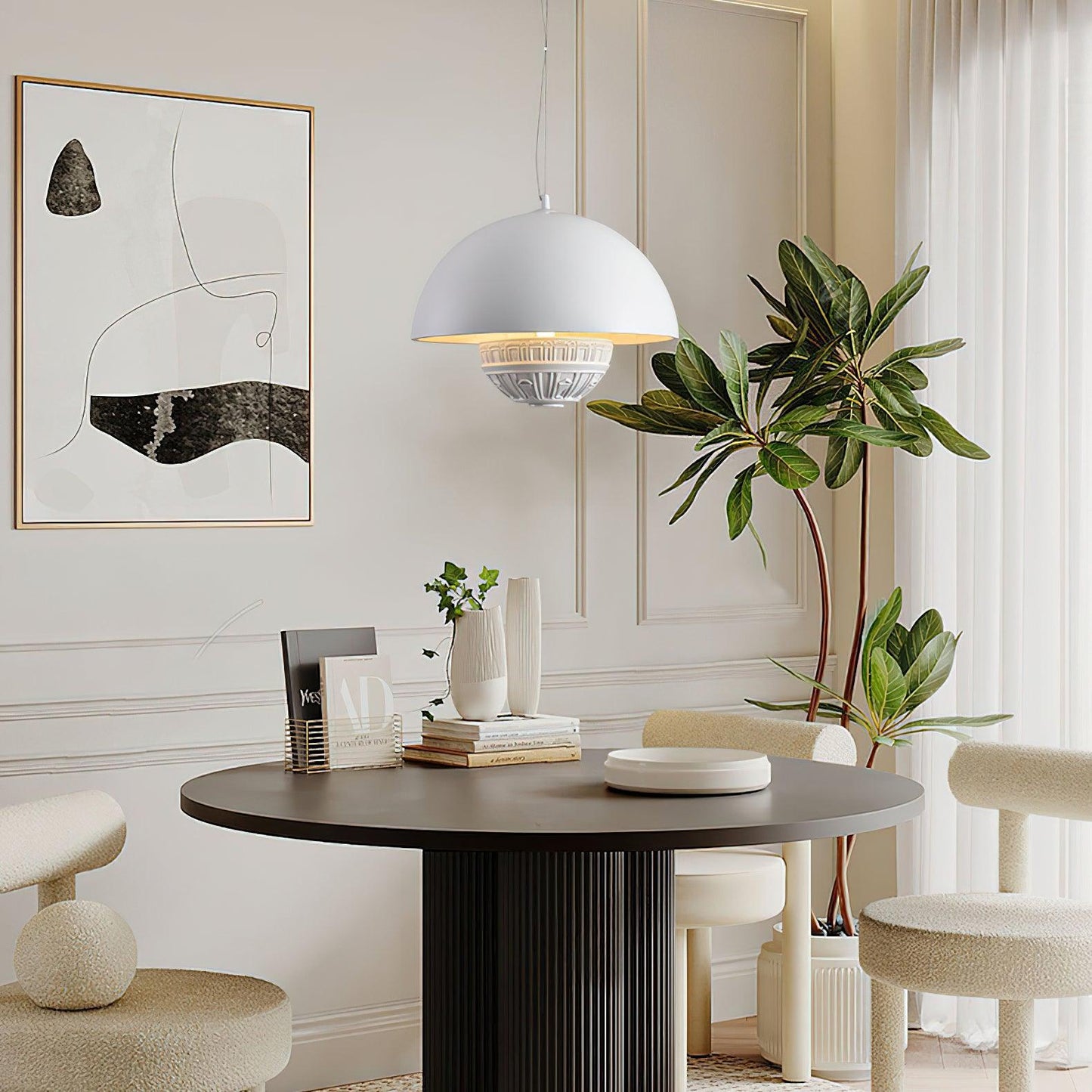 Minimalistische Moderne Hanglamp – Vliegende Schotel Design-light decor-De Bazelaar