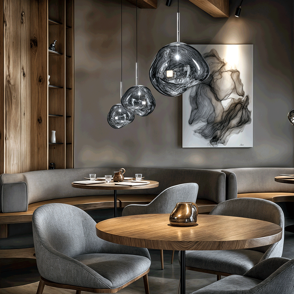 Elegante Luna Hanglamp van Hars - Modern Design-light decor-De Bazelaar