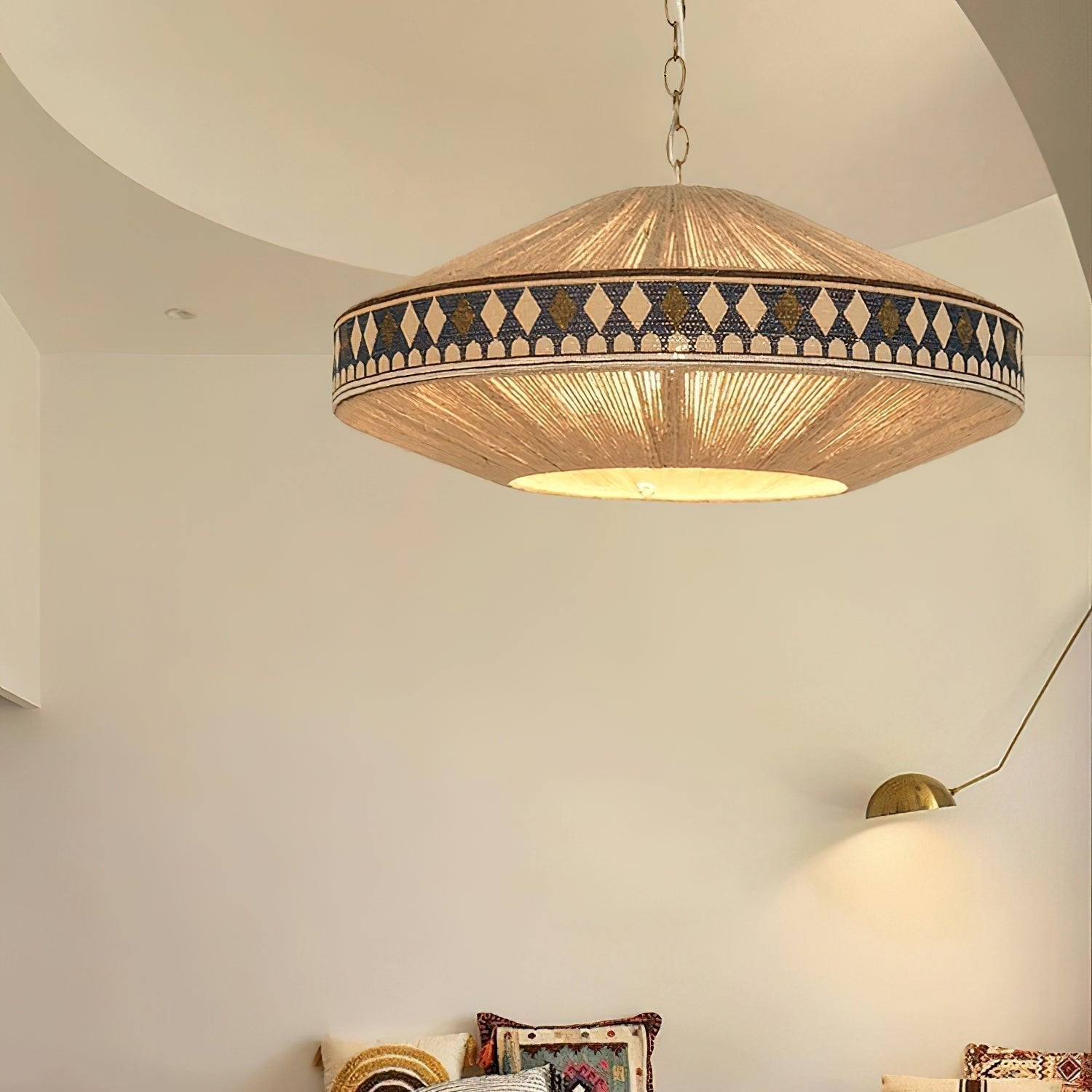 Bohemian Hanglamp met Franje – Speelse Boho-stijl-light decor-De Bazelaar