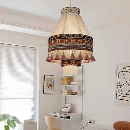 Bohemian Hanglamp met Franje – Speelse Boho-stijl-light decor-De Bazelaar