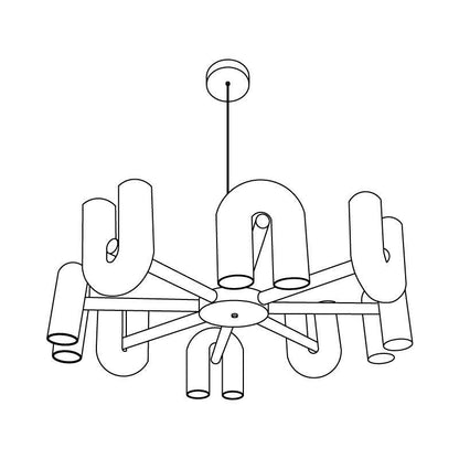 Nordic Cirkus Hanglamp LED – Modern en Stijlvol-light decor-De Bazelaar