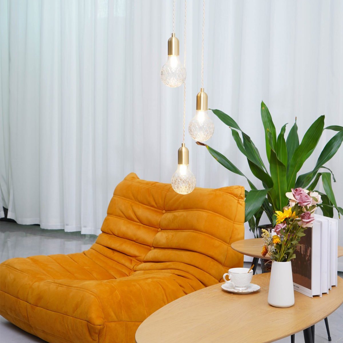 Kristallen Noordse LED Hanglamp – Luxe Verlichting-light decor-De Bazelaar