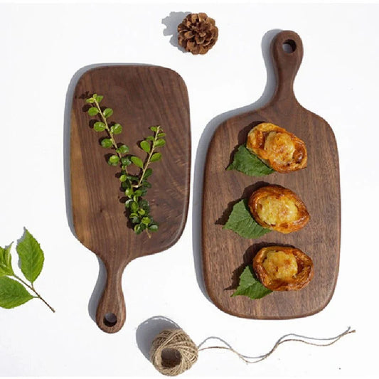 Zwarte Walnoot Snij- en Serveerplank - Uniek & Duurzaam-Cutting & Serving Boards-De Bazelaar