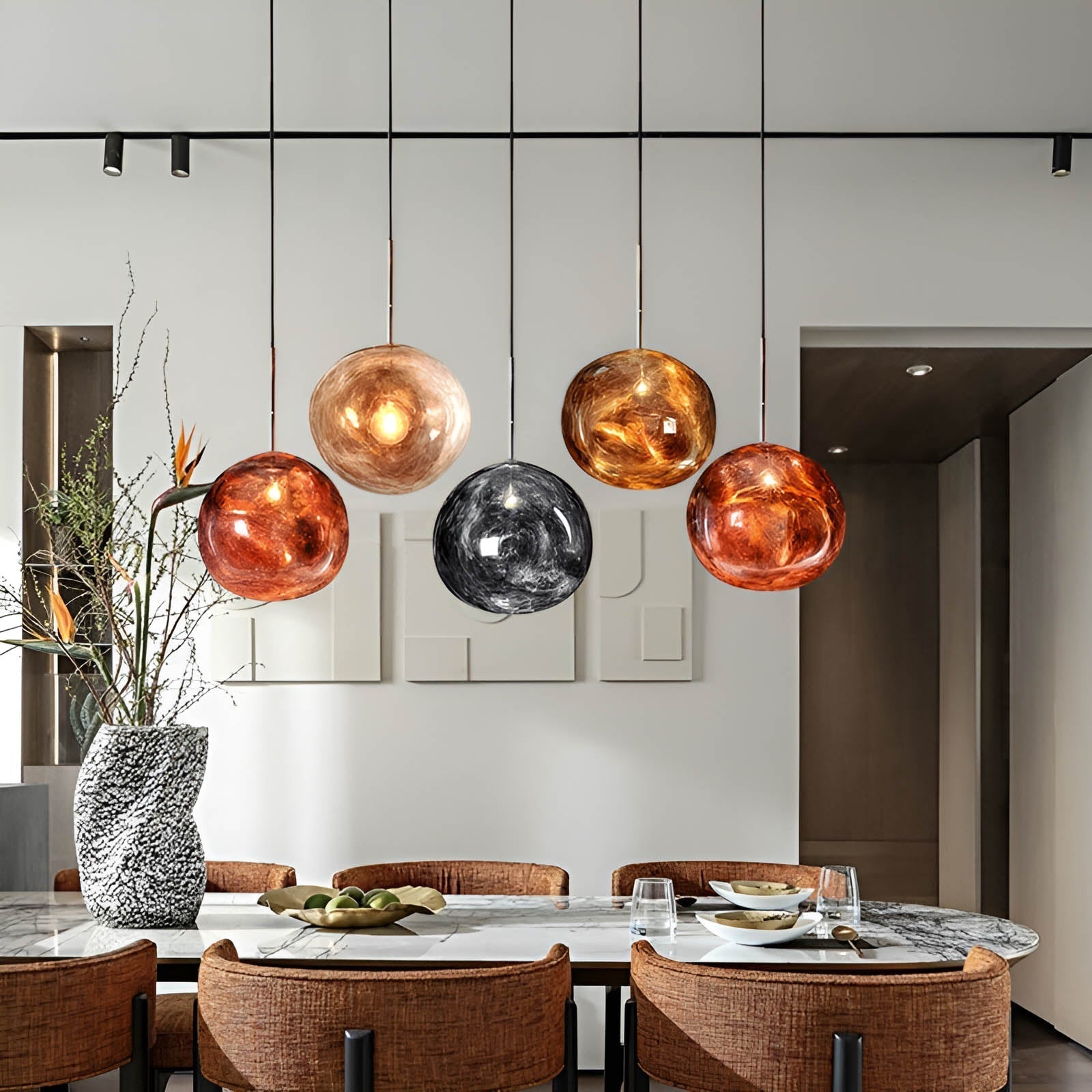 Elegante Luna Hanglamp van Hars - Modern Design-light decor-De Bazelaar