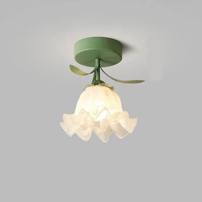 MiniFlorale Art Déco Hanglamp – Elegantie en Sfeerverlichting-light decor-De Bazelaar