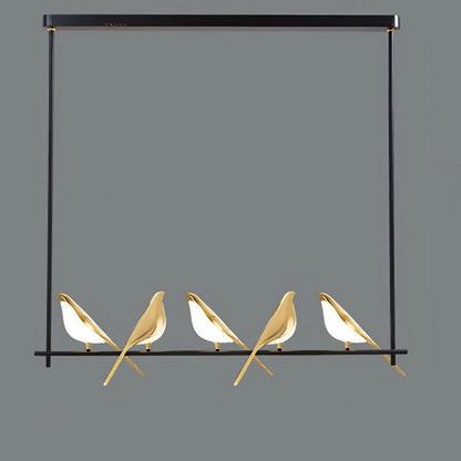 Hanglamp SkyLight met Vogelringen – Uniek en Vrolijk Design-Lamps-De Bazelaar