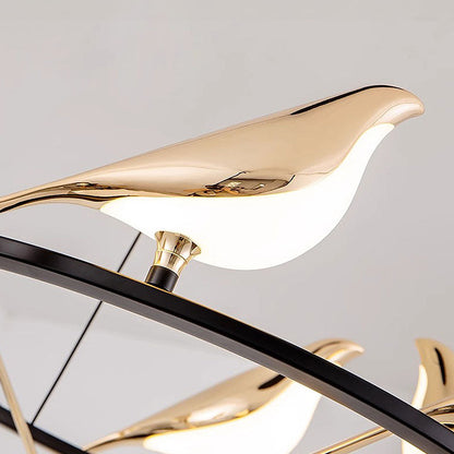 Hanglamp SkyLight met Vogelringen – Uniek en Vrolijk Design-Lamps-De Bazelaar