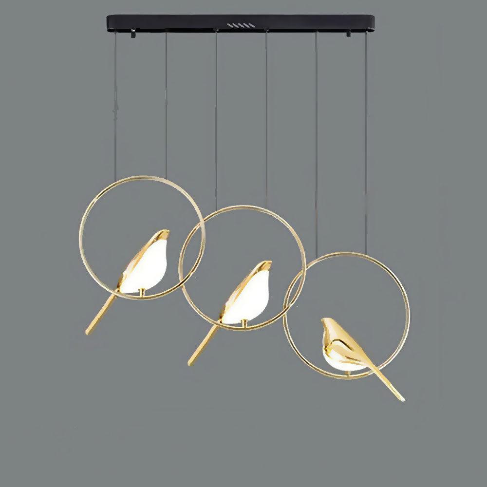 Hanglamp SkyLight met Vogelringen – Uniek en Vrolijk Design-Lamps-De Bazelaar