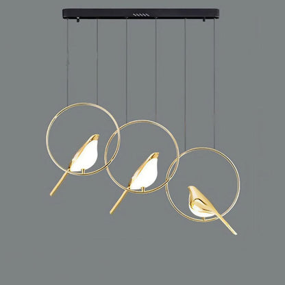 Hanglamp SkyLight met Vogelringen – Uniek en Vrolijk Design-Lamps-De Bazelaar