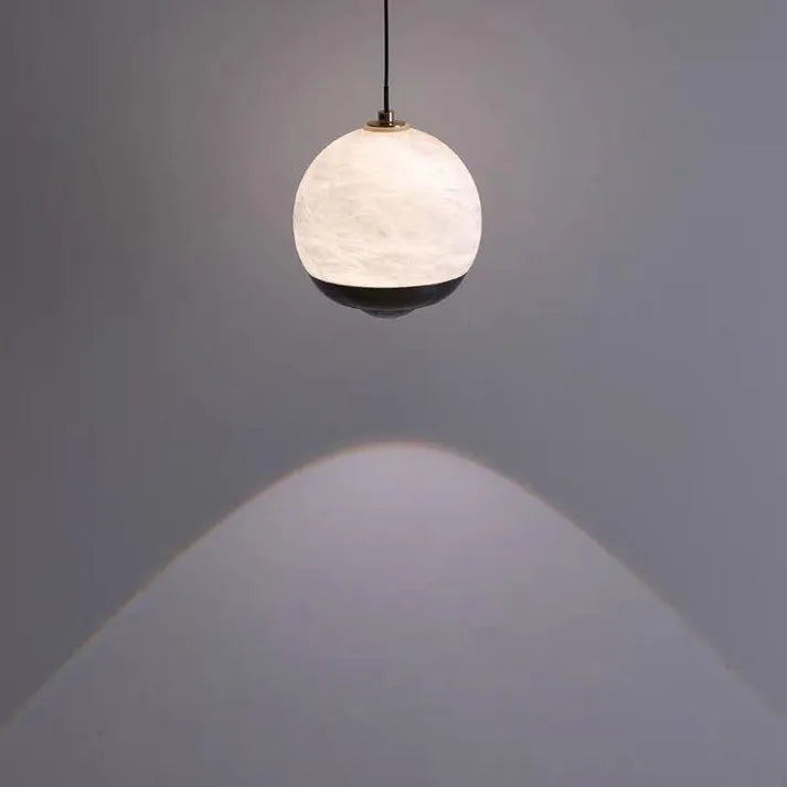 Luxe Marmeren Hanglamp met Albast-light decor-De Bazelaar