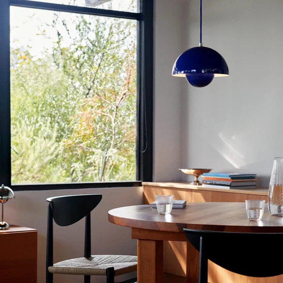 Elegante Houten Plafondlamp met Warme Verlichting-Lamps-De Bazelaar