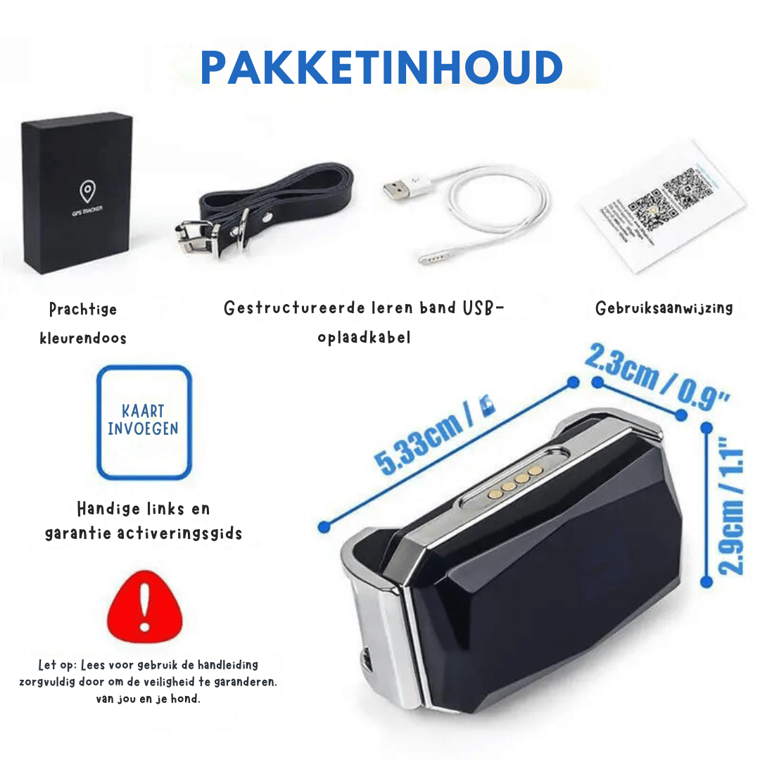 Mini GPS Tracker | Real-Time - Waterdicht - Huisdieren en Kinderen