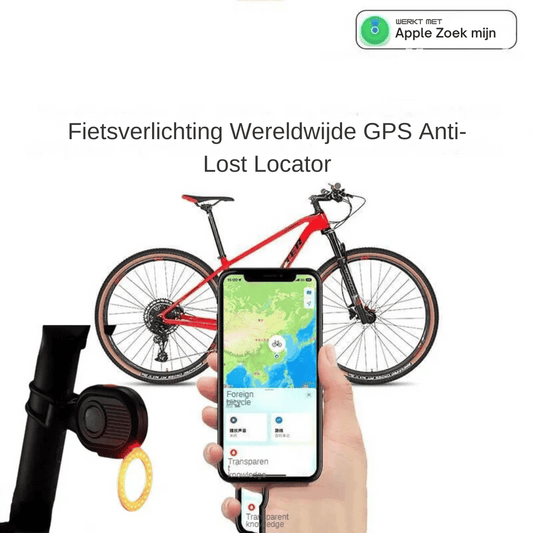 Fiets GPS Tracker - 2-in-1 Fietslicht